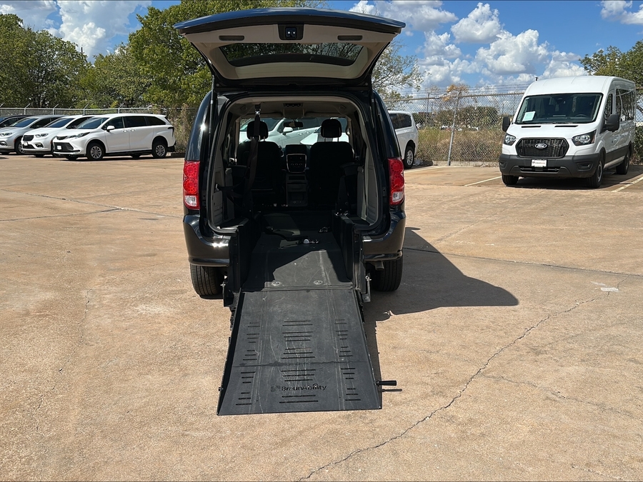 Used 2017 Dodge Grand Caravan SE - BraunAbility Rear Entry Fold Out Manual Ramp