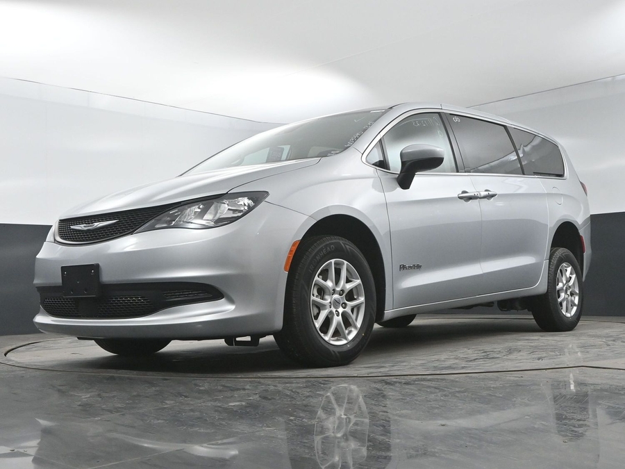 Used 2023 Chrysler Voyager LX CPO - BraunAbility Rear Entry Entry Fold Out Manual Ramp