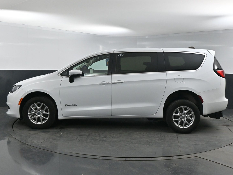 Used 2023 Chrysler Voyager LX CPO - BraunAbility Rear Entry Entry Fold Out Manual Ramp