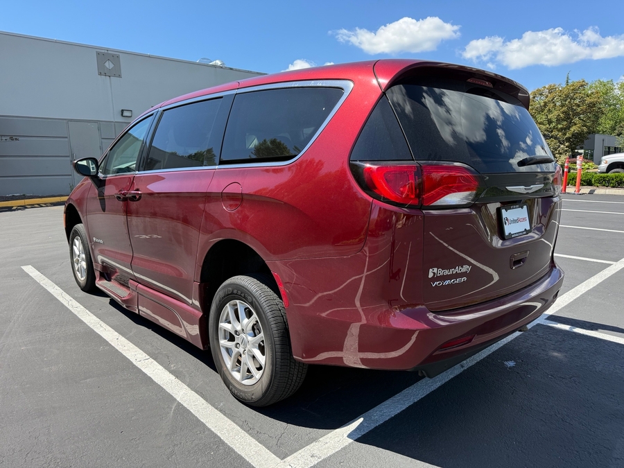 Used 2023 Chrysler Voyager LX Base - BraunAbility Side Entry Fold Out Automatic Ramp
