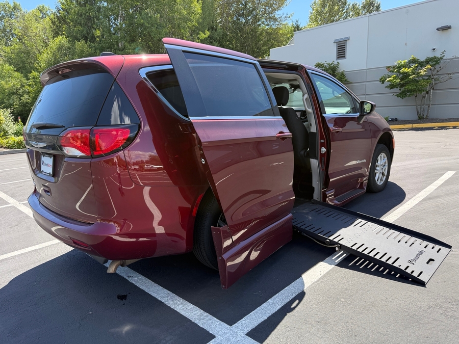 Used 2023 Chrysler Voyager LX Base - BraunAbility Side Entry Fold Out Automatic Ramp