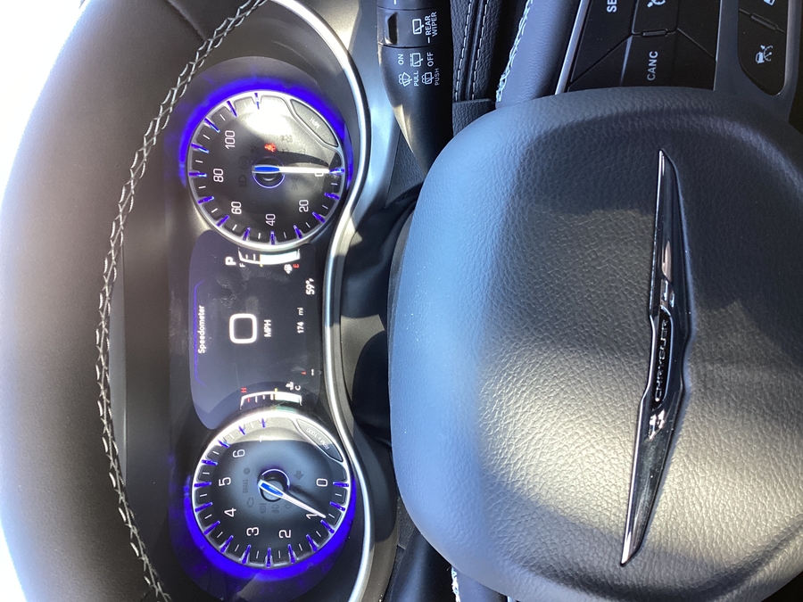 Blue Chrysler Pacifica with Side Entry Automatic Fold Out ramp