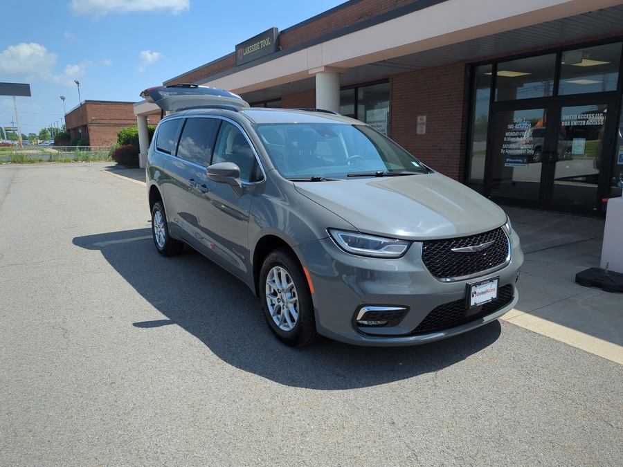 Used 2022 Chrysler Pacifica Touring L - BraunAbility Rear Entry Fold Out Manual Ramp