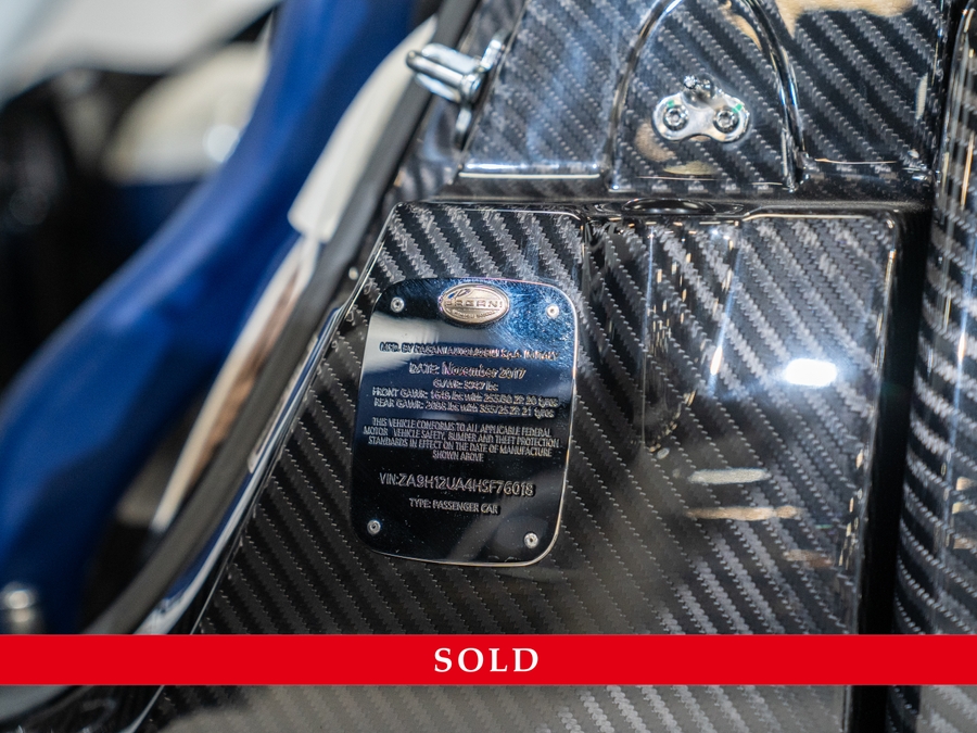 2017 Pagani Huayra Roadster