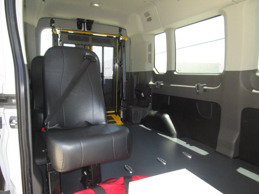 New 2026 Ford Transit 350 XL MR 148WB - ADABoy Commercial Rear Entry Lift Automatic Ramp
