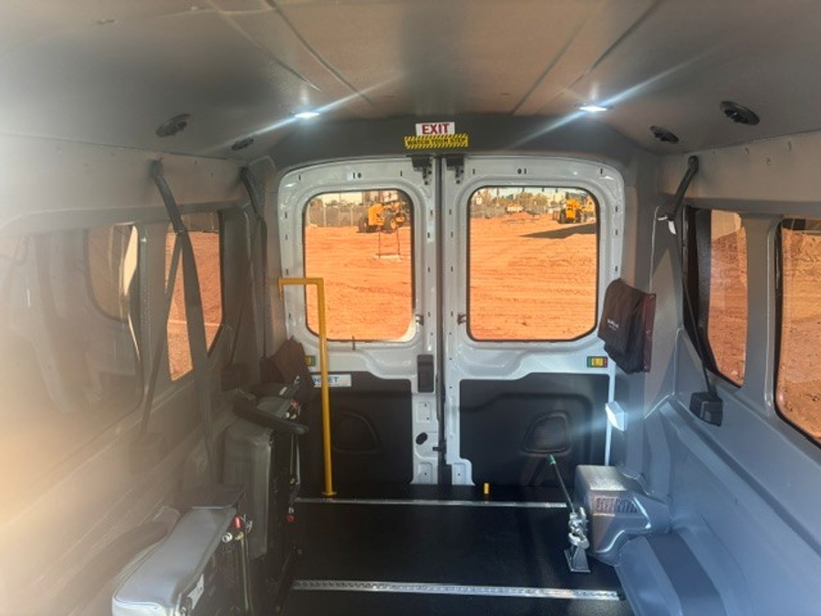 New 2026 Ford Transit 150 - SUNSET VANS Commercial Side Entry Lift Automatic Ramp