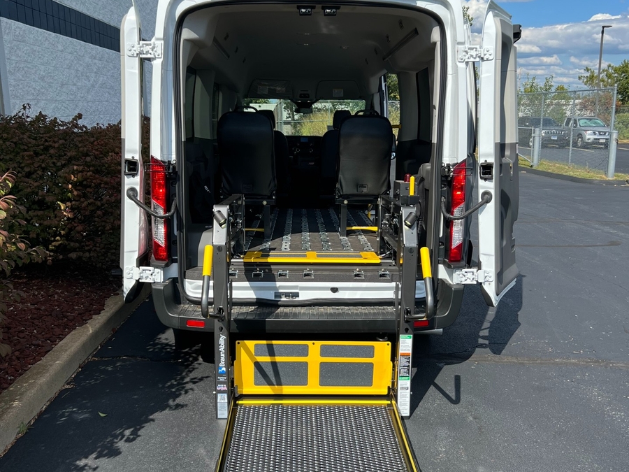 New 2025 Ford Transit 350 XL - Fenton Mobility Commercial Rear Entry Entry Lift Automatic Ramp