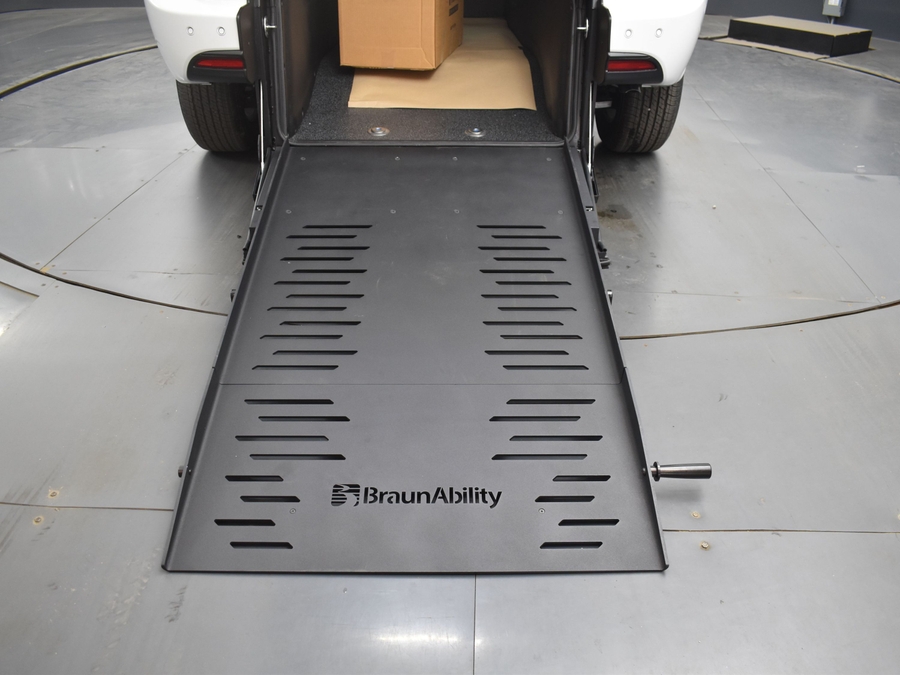 New 2025 Chrysler Voyager LX - BraunAbility Commercial Rear Entry Entry Fold Out Manual Ramp