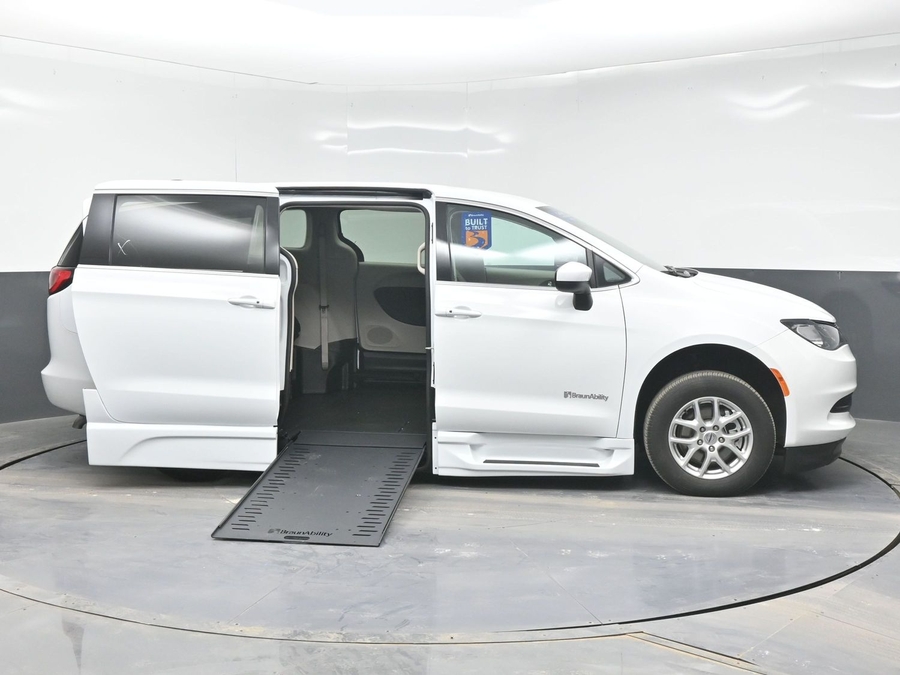 Used 2023 Chrysler Voyager LX - BraunAbility Side Entry Entry In Floor Automatic Ramp