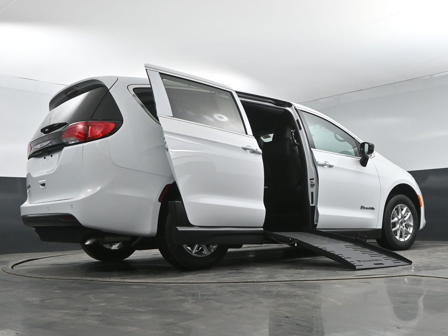 Used 2024 Chrysler Voyager LX - BraunAbility Commercial Side Entry Entry Fold Out Manual Ramp