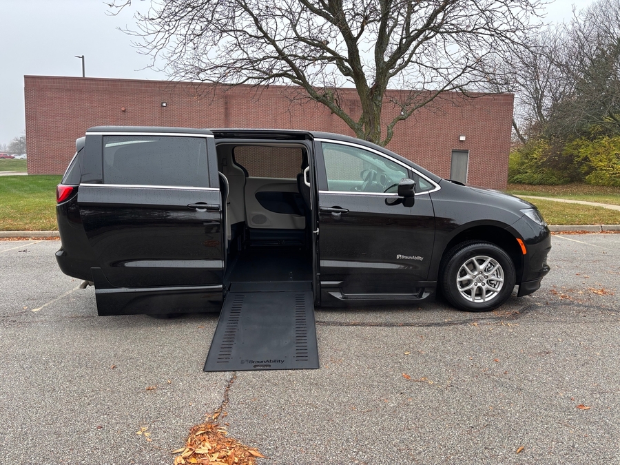 Used 2024 Chrysler Voyager LX - BraunAbility Side Entry Entry In Floor Automatic Ramp