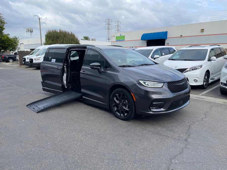 Used 2021 Chrysler Pacifica Touring L Sport - BraunAbility Side Entry Fold Out Automatic Ramp