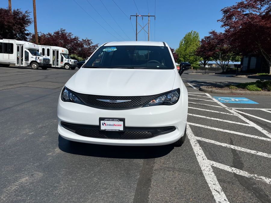 New 2025 Chrysler Voyager LX - BraunAbility Commercial Rear Entry Entry Fold Out Manual Ramp