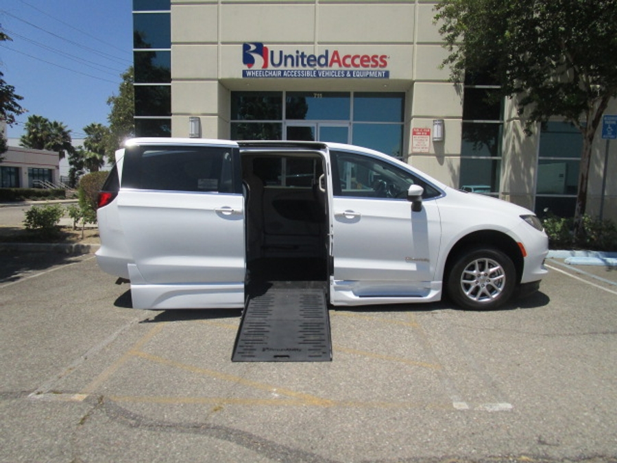 Used 2023 Chrysler Voyager LX Base - BraunAbility Side Entry Fold Out Automatic Ramp