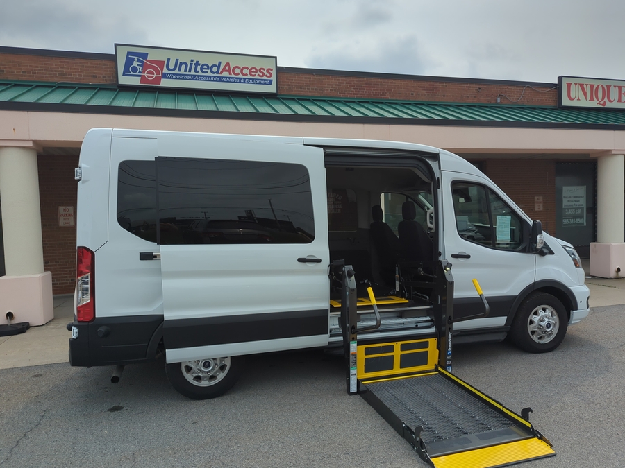 Used 2024 Ford Transit 350 XLT MR Pass AWD - OTH Side Entry Lift Automatic Ramp
