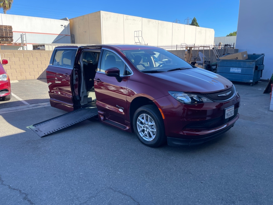 Used 2023 Chrysler Voyager LX Base - BraunAbility Side Entry In Floor Automatic Ramp