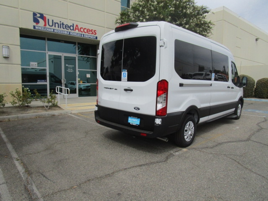 New 2026 Ford Transit 150 - SUNSET VANS Commercial Side Entry Lift Automatic Ramp