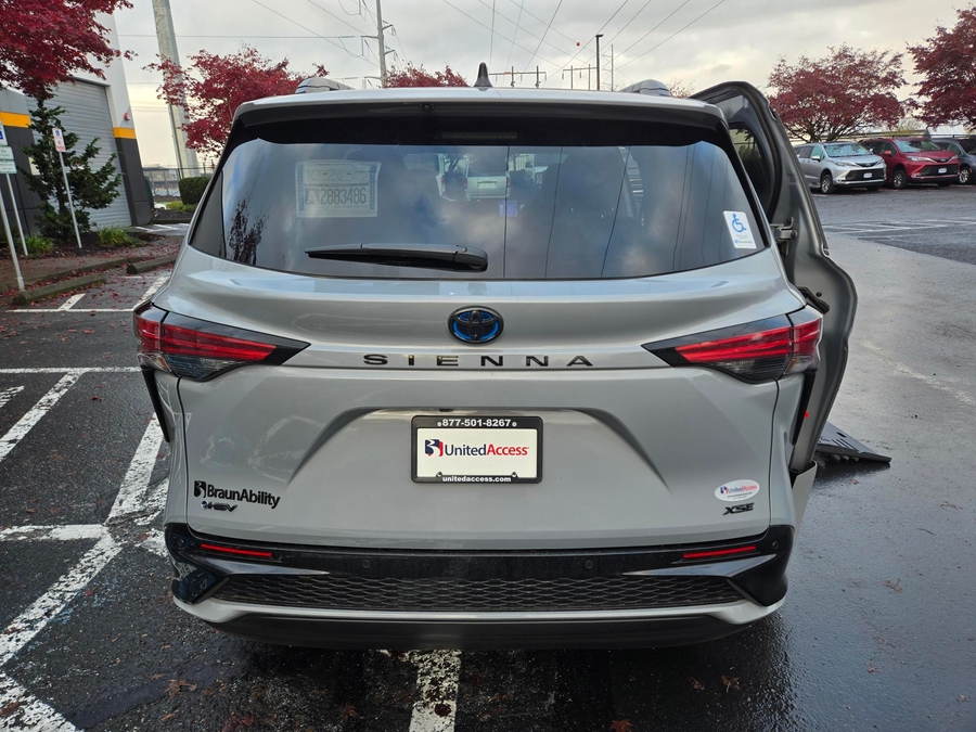 Used 2025 Toyota Sienna Hybrid XSE Sport - BraunAbility Side Entry Entry Fold Out Automatic Ramp