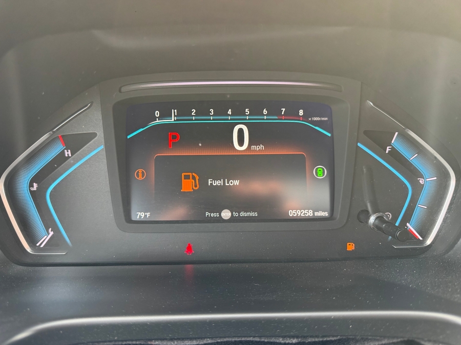 Grey Honda Odyssey with Side Entry Automatic In Floor ramp