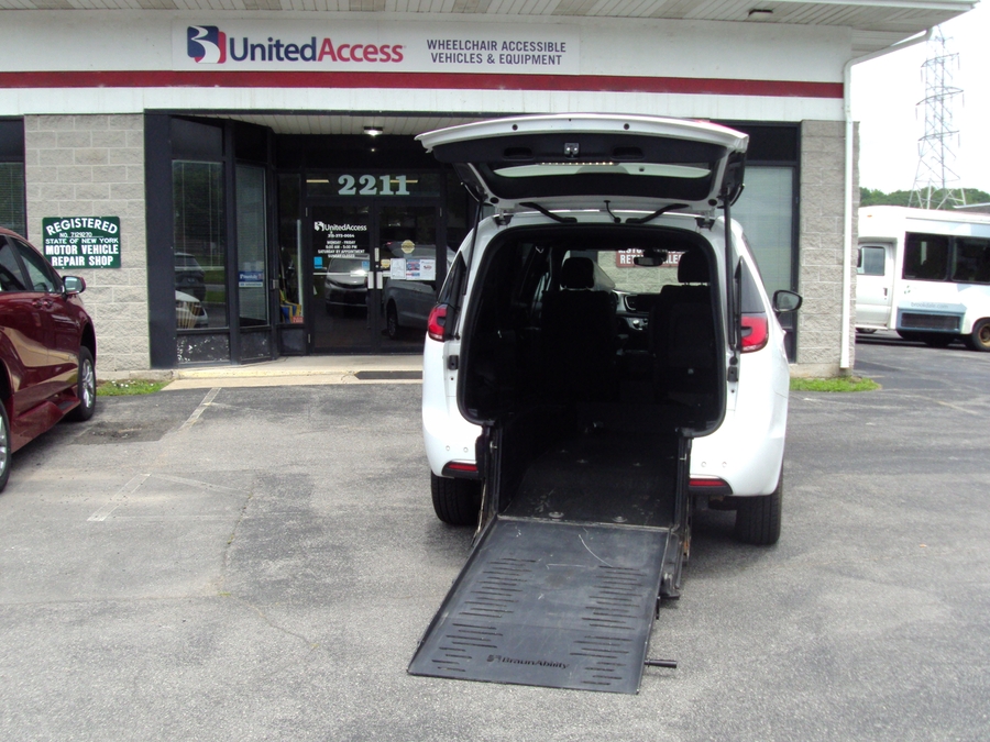 Used 2024 Chrysler Pacifica Touring - BraunAbility Rear Entry Fold Out Manual Ramp