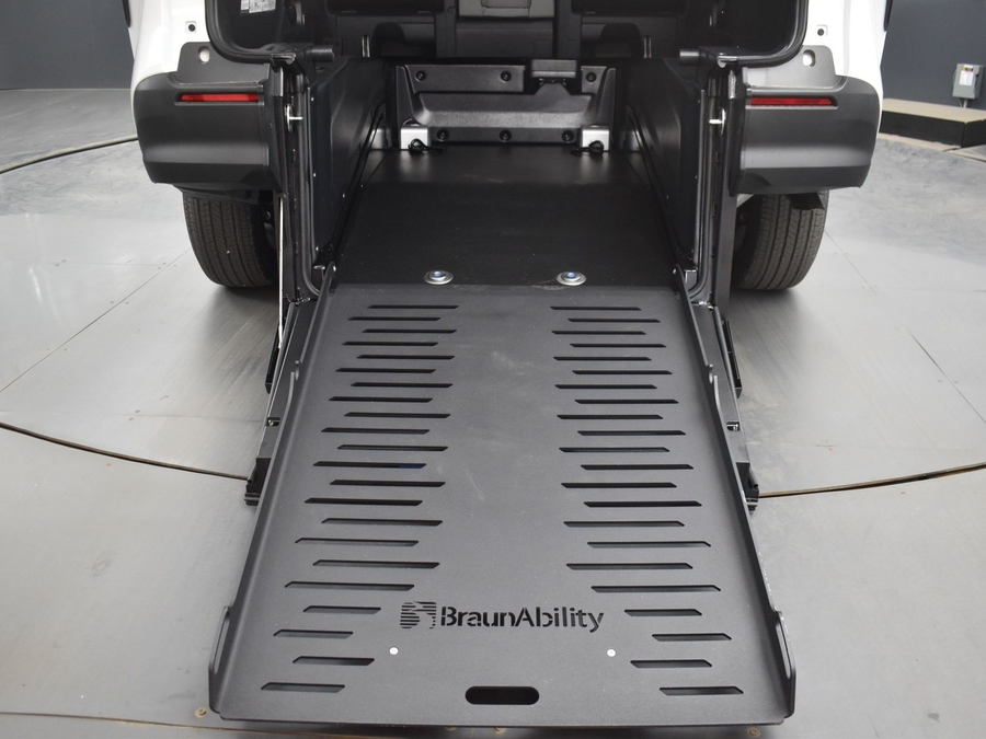 New 2025 Toyota Sienna Hybrid LE - BraunAbility Commercial Rear Entry Entry Fold Out Manual Ramp