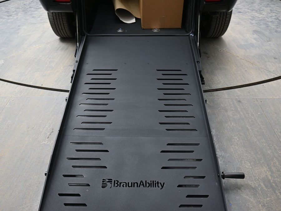 Used 2024 Chrysler Voyager LX - BraunAbility Rear Entry Fold Out Manual Ramp