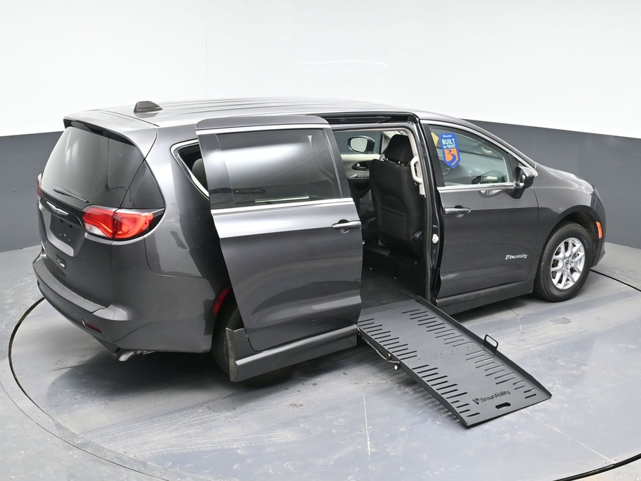 Used 2023 Chrysler Voyager LX - BraunAbility Side Entry Entry Fold Out Manual Ramp