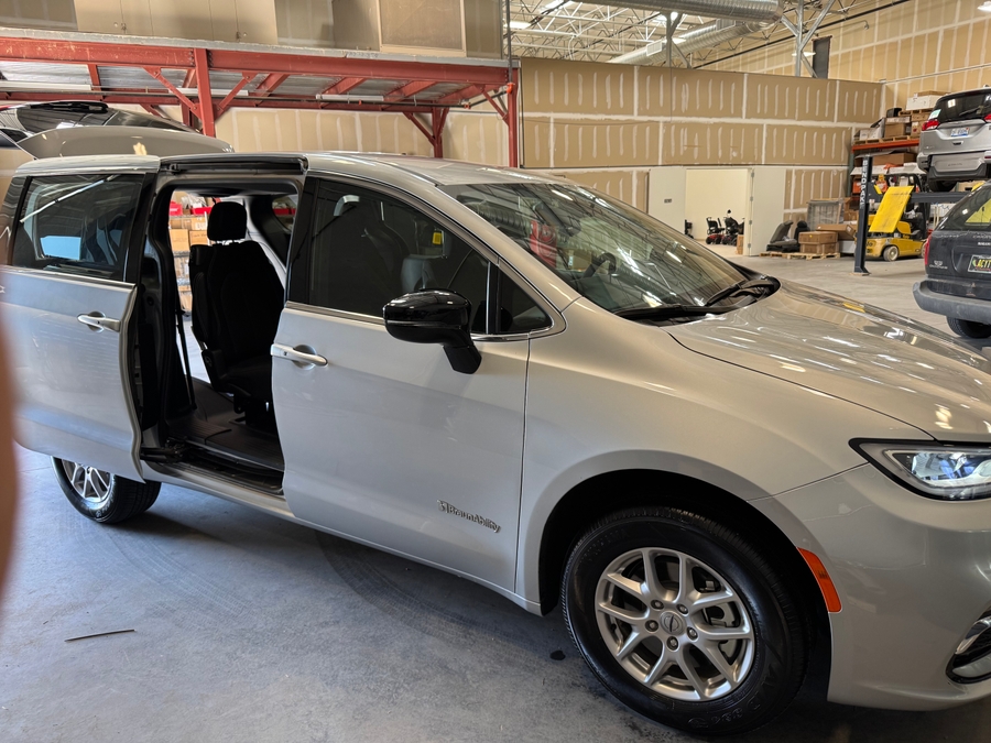 Used 2024 Chrysler Pacifica Touring - BraunAbility Rear Entry Fold Out Manual Ramp