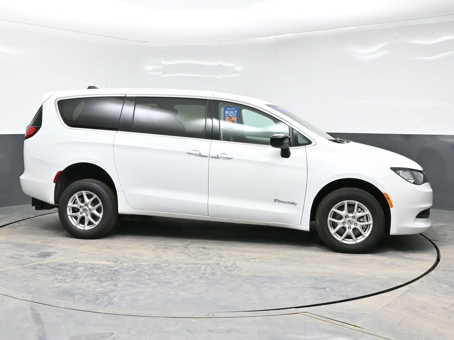 Used 2024 Chrysler Voyager LX - BraunAbility Rear Entry Entry Fold Out Manual Ramp
