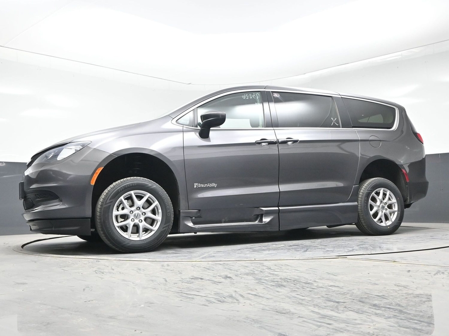Used 2023 Chrysler Voyager LX - BraunAbility Side Entry Fold Out Automatic Ramp