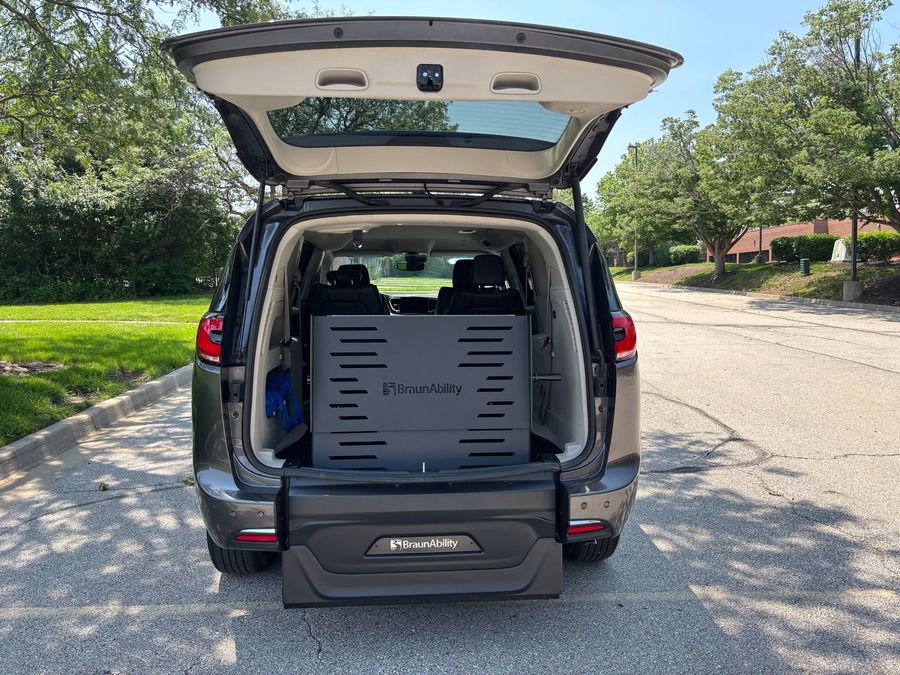 Used 2023 Chrysler Pacifica Touring L - BraunAbility Rear Entry Entry Fold Out Manual Ramp