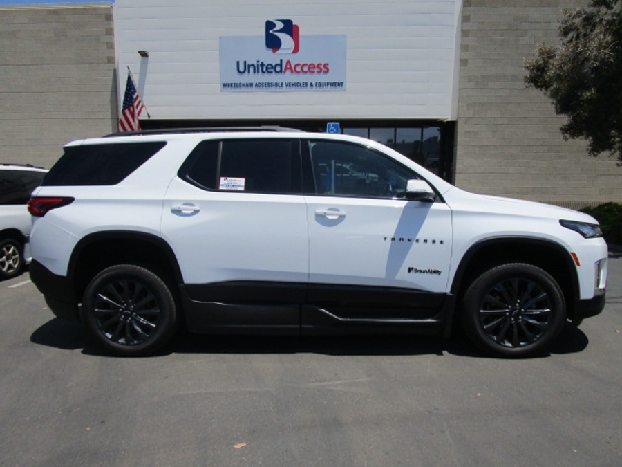 Used 2023 Chevrolet Traverse RS - BraunAbility Side Entry Entry In Floor Automatic Ramp