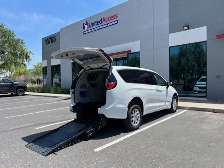 Used 2023 Chrysler Pacifica Touring L - BraunAbility Rear Entry Entry Fold Out Manual Ramp