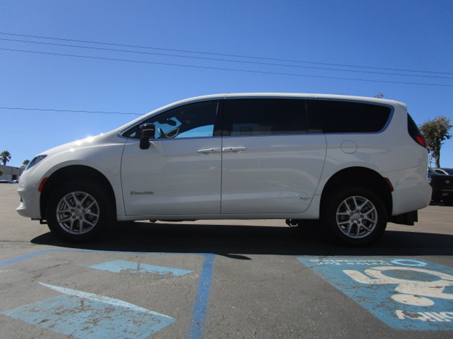 New 2025 Chrysler Voyager LX - BraunAbility Commercial Rear Entry Entry Fold Out Manual Ramp