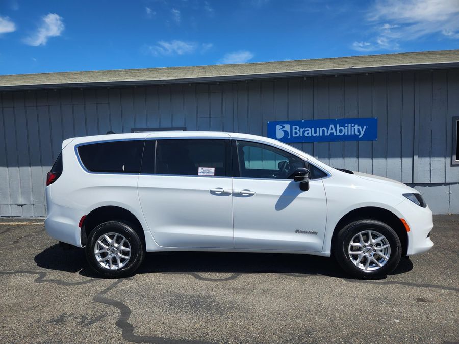 New 2025 Chrysler Voyager LX - BraunAbility Commercial Rear Entry Entry Fold Out Manual Ramp