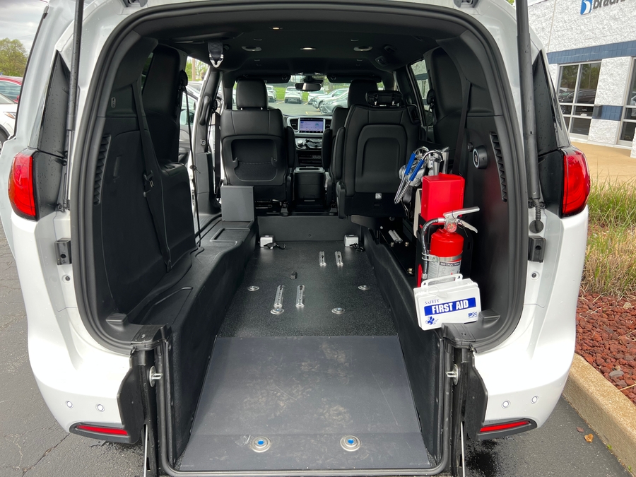 New 2025 Chrysler Voyager LX - BraunAbility Commercial Rear Entry Entry Fold Out Manual Ramp