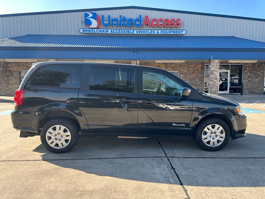 Used 2020 Dodge Grand Caravan SE - BraunAbility Rear Entry Entry Fold Out Manual Ramp