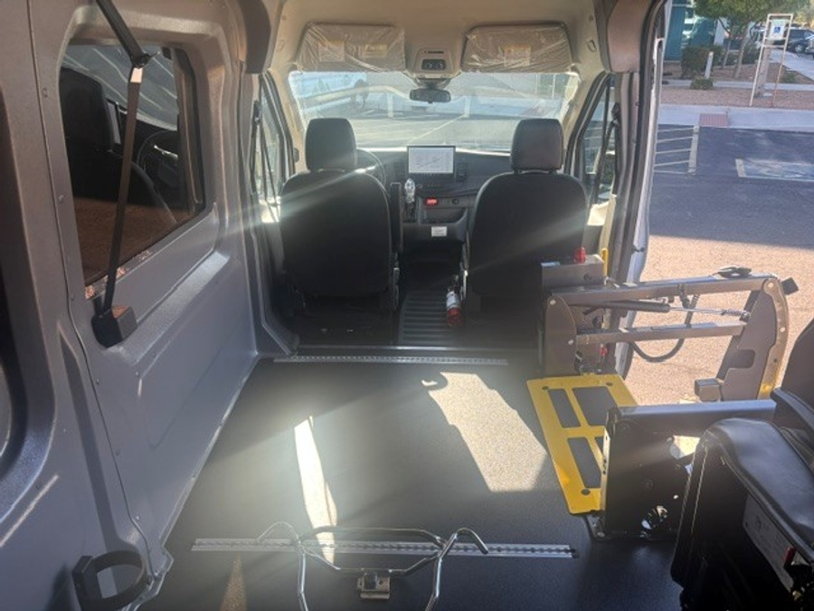 New 2026 Ford Transit 150 - SUNSET VANS Commercial Side Entry Lift Automatic Ramp