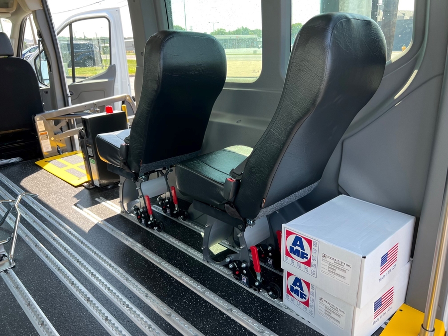 New 2026 Ford Transit 150 - Driverge Commercial Side Entry Lift Automatic Ramp