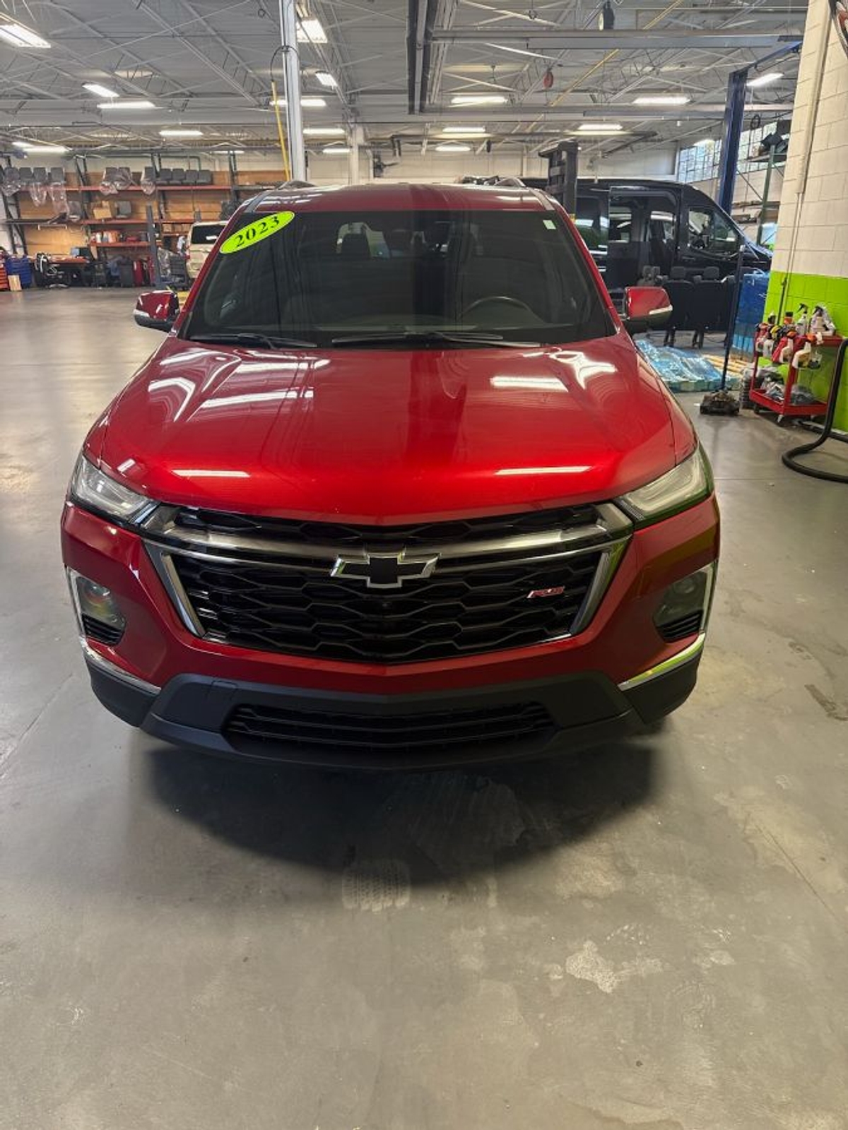 Red Chevrolet Traverse image number 1