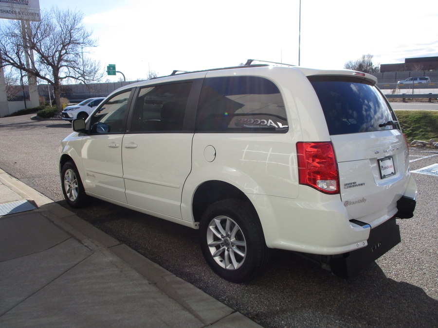 Used 2013 Dodge Grand Caravan SXT - BraunAbility Rear Entry Entry Fold Out Manual Ramp