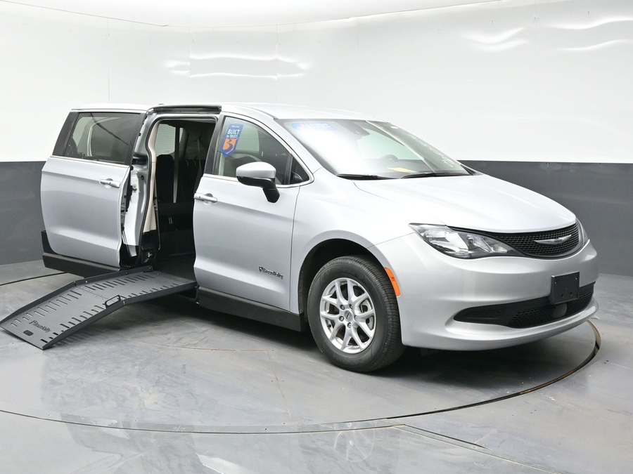 Used 2023 Chrysler Voyager LX - BraunAbility Side Entry Fold Out Manual Ramp