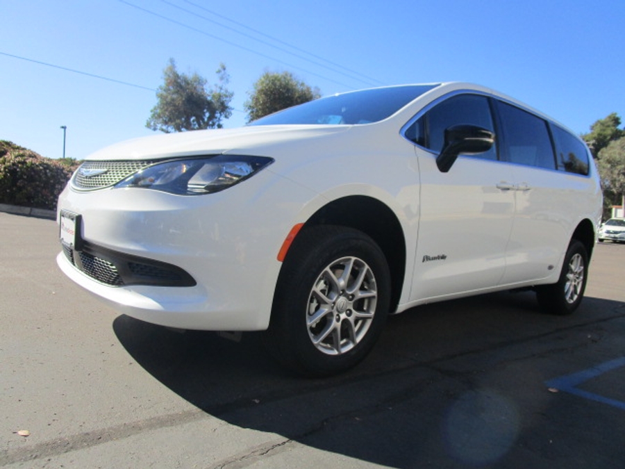 New 2025 Chrysler Voyager LX - BraunAbility Commercial Rear Entry Entry Fold Out Manual Ramp