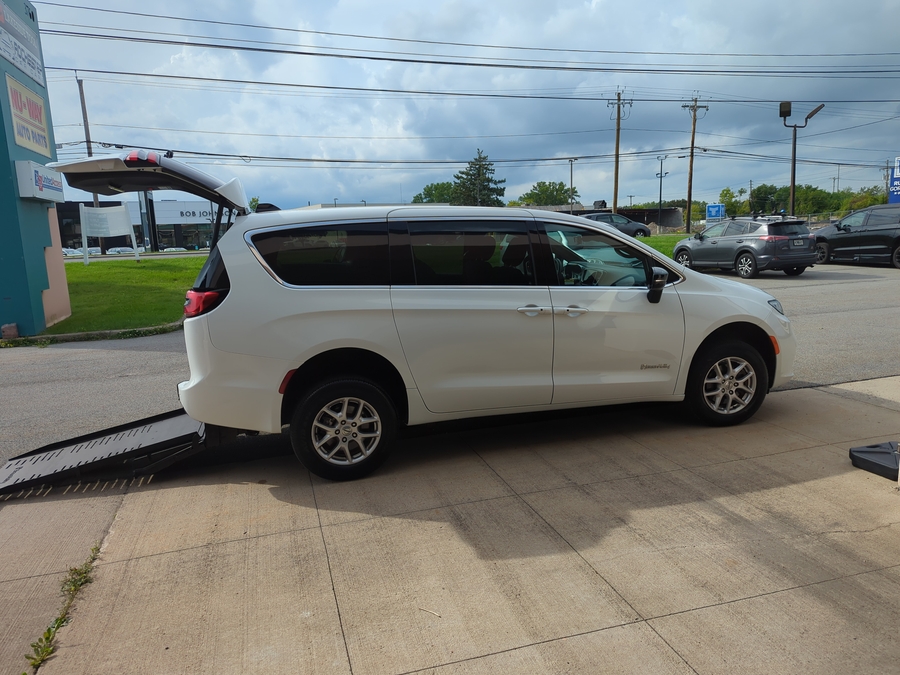 Used 2024 Chrysler Pacifica Touring - BraunAbility Rear Entry Fold Out Manual Ramp