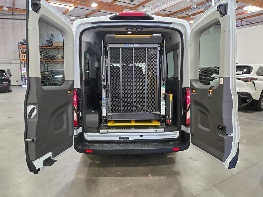 New 2024 Ford Transit 350 XL - Fenton Mobility Commercial Rear Entry Entry Lift Automatic Ramp