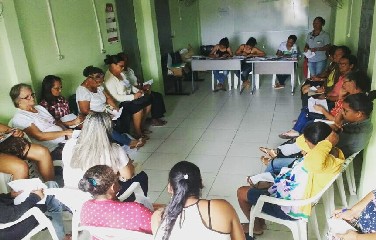 A reunião teve como proposito discutir e refletir sobre as ações desenvolvidas pelos empreendimentos femininos