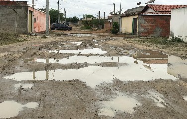 Rua no Loteamento Carolina, sentido Magnesita.