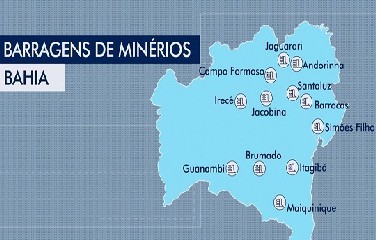 Segundo a Agência Nacional de Mineração (ANM), a Bahia tem 14 barragens de rejeitos, mas todas estão com fiscalização em dia e sem riscos de rompimentos.