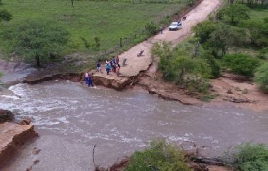 A zona rural do município foi a mais castigada.