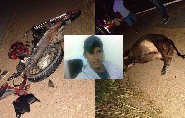 Thiago Nunes de Santana pilotava a moto Honda CG e tinha 29 anos. Ele morreu no local do acidente.
